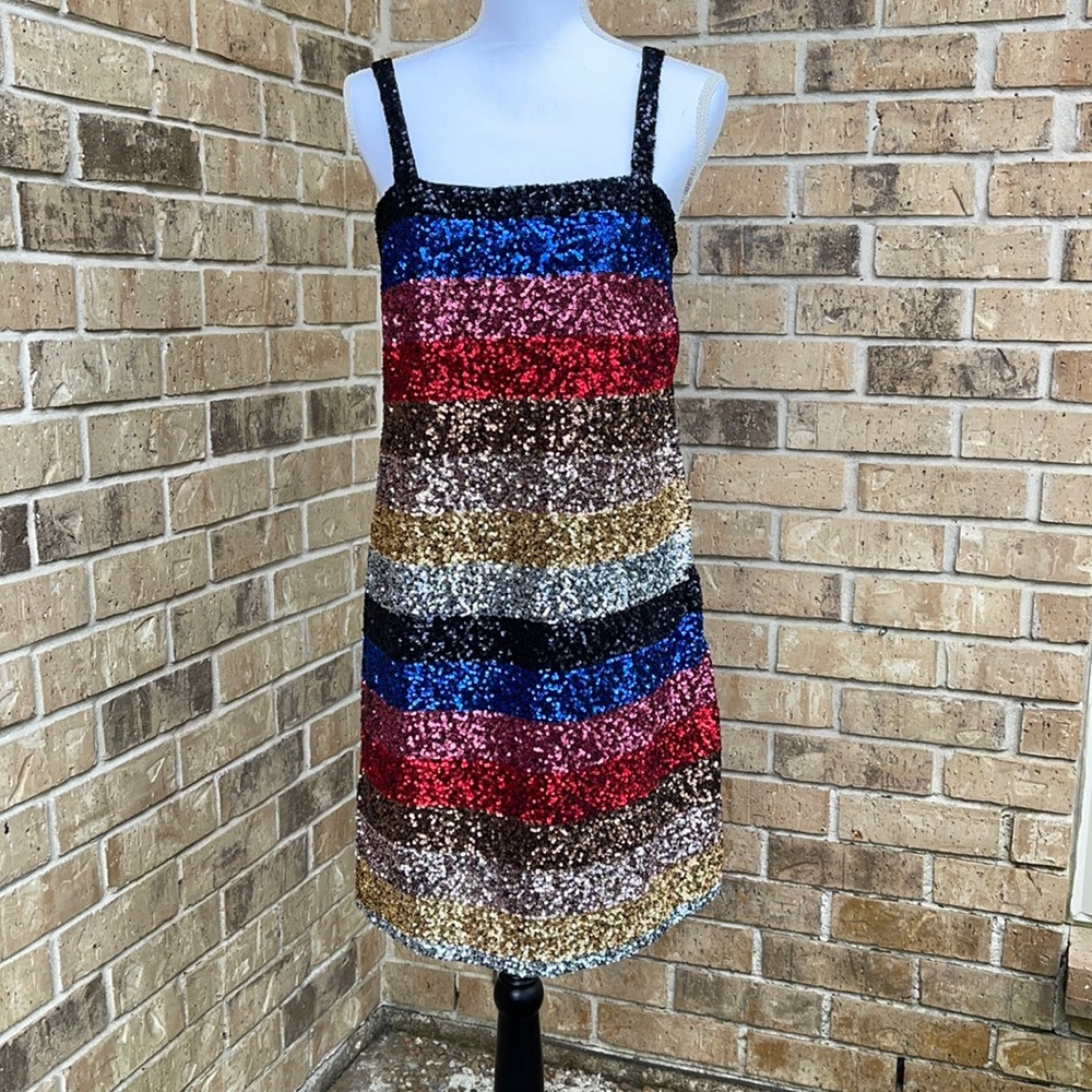 Beautiful A line sequins dress